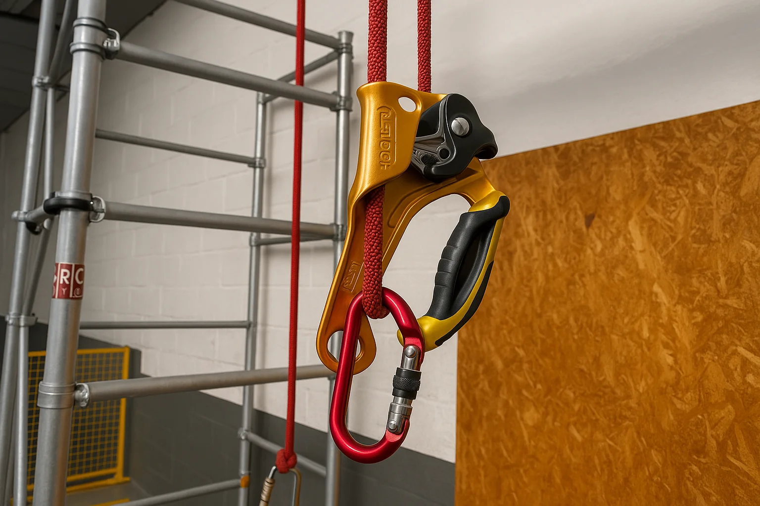 Material de seguridad laboral en entornos industriales